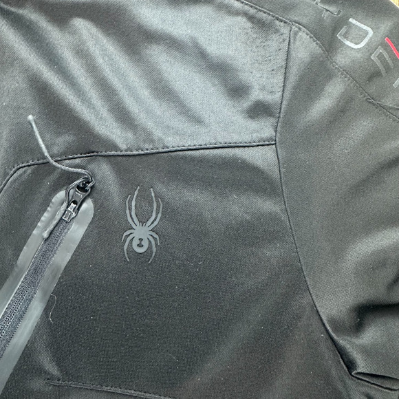 Spyder Active Jacket Men's XL Black ProWeb Full Zip Lightweight Performance - Picture 8 of 8